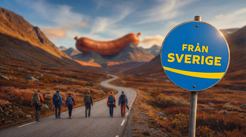 Korvrapporten en produkt från "Från Sverige"