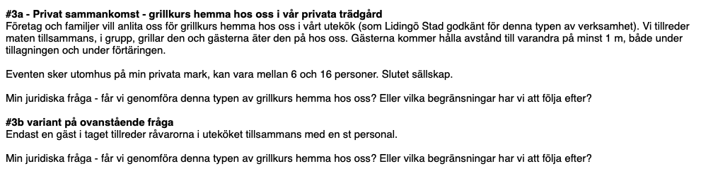 grillcatering grillevnet länsstyrelsen Stockholm fraga3