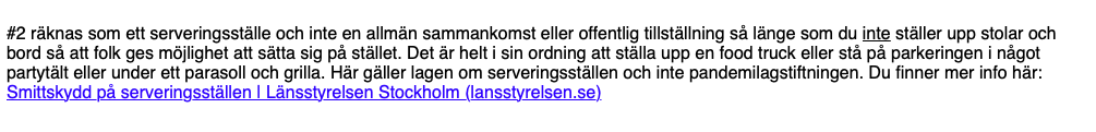grillcatering grillevnet länsstyrelsen Stockholm svar2