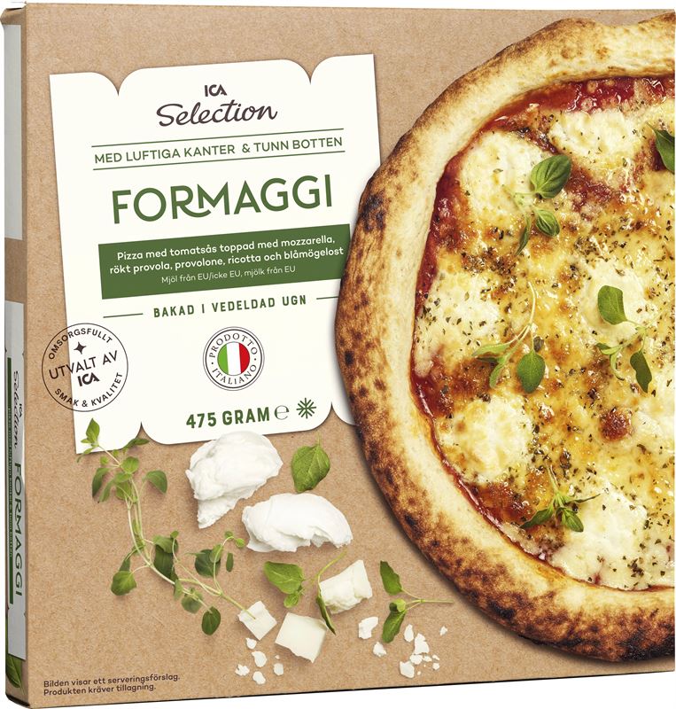 ICA Selection Pizza Formaggi: 475 g
