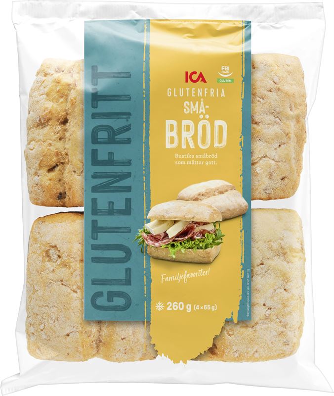 ICA Glutenfria Småbröd: 240 g, 4-pack