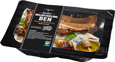 ICA Selection MajskycklingBen SesamHonungGlaze grill