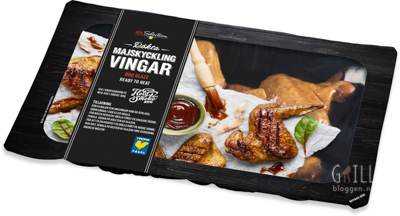 ICA Selection Majskycklingvingar BBQGlaze grill