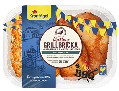 8105 Kyckling Grillbricka American BBQ 400