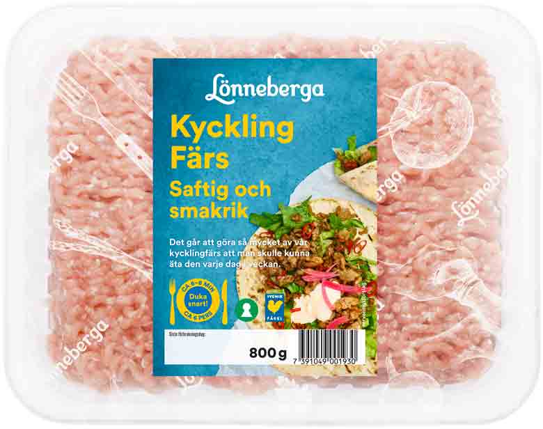 Lonneberga Kyckling Fars 800g 780