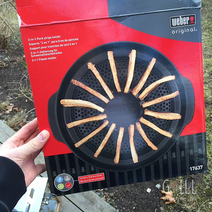 weber 17637 sidfläskhållare