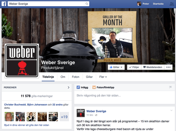 Manadensgrillare weber jan2015