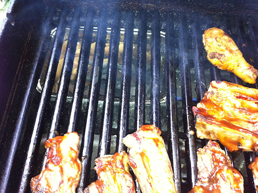 home made weber smoker-15