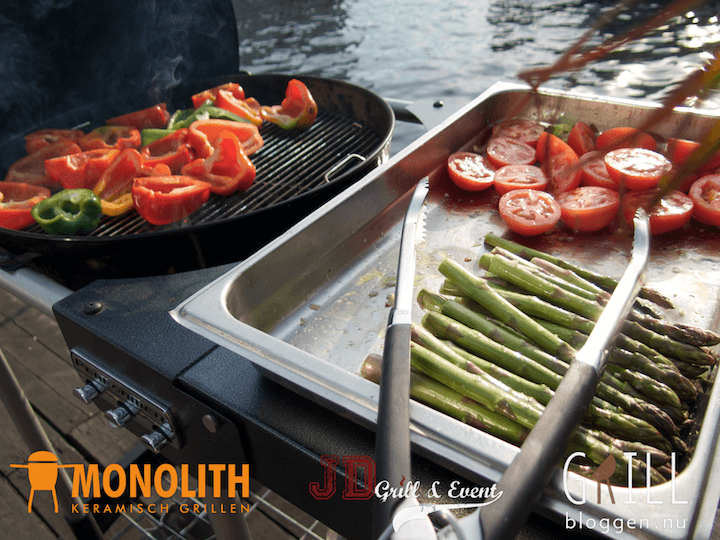 luxeevent grillevent monolith grillade grönsaker